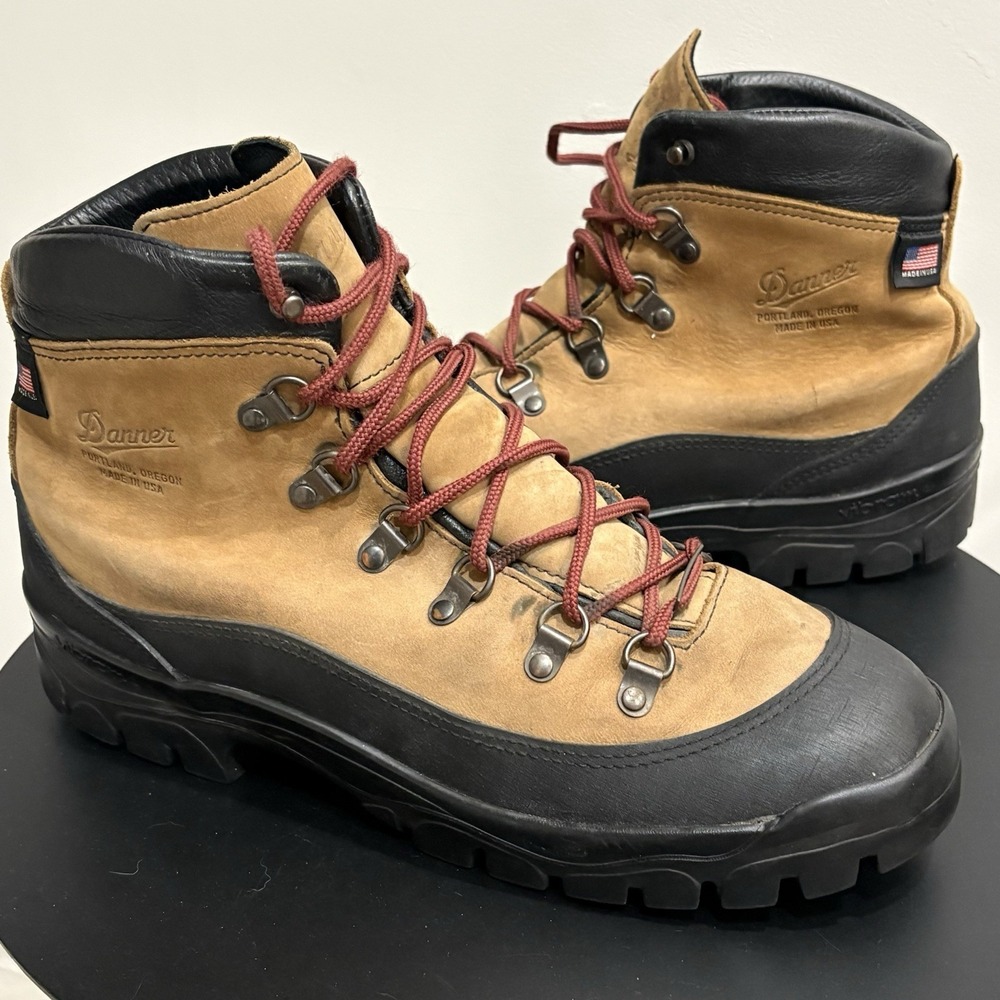 Danner Men's Crater Rim 6" Brown Work Boots Mens US 11.5 MiUSA Vibram Gore-tex